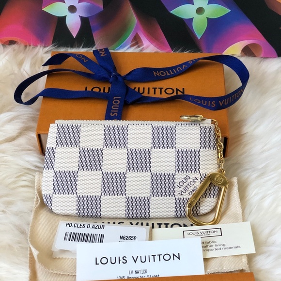 Louis Vuitton Handbags - 💖 🎉 New Louis Vuitton Key Pouch Damier Azur 💖